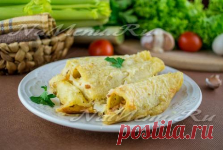Фаршированные макароны-трубочки с фаршем в духовке: рецепт с фото