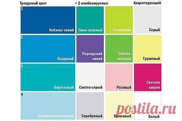 цвет и интерьер