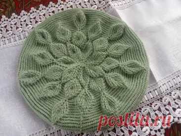 Берет "Весняне листя". Ч. 1