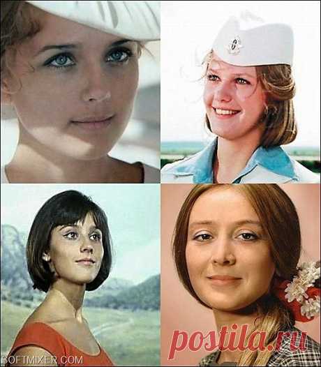 Советские актрисы на открытках 60-70х годов / Обратно в СССР