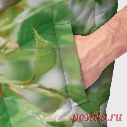 Мужской жилет утепленный 3D Цветущая ветка вишни, фото - купить по цене 8250 руб в интернет-магазине Всемайки, арт 3652995
