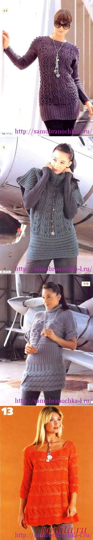 Туники спицами