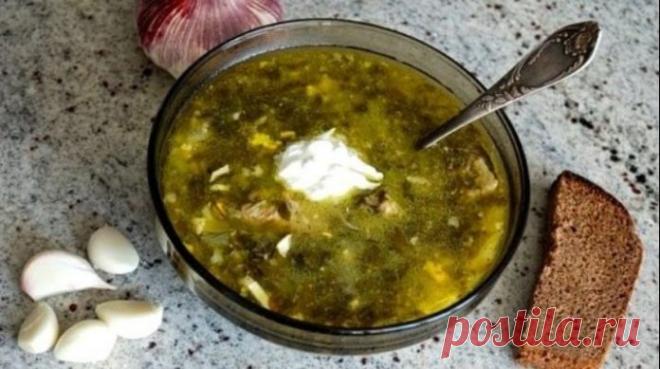 Домашний зеленый борщ, секрет приготовления