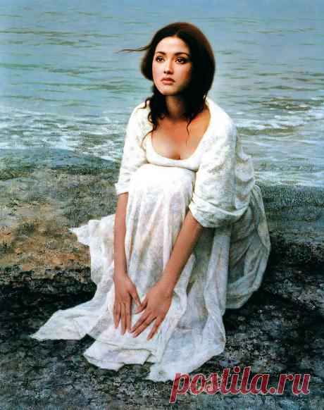 Вернисаж девичьей нежности. Художник Xie Chuyu