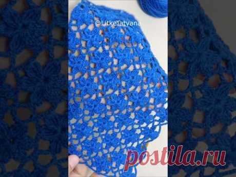 Crochet Flower Pattern for beginners #crochet #knitting #цветыкрючком #простойсхемавязаниякрючком