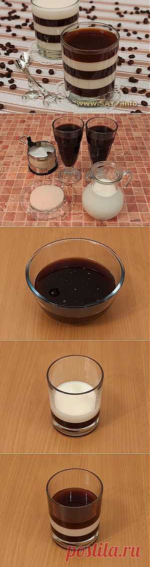 Желе «Кофе с молоком»