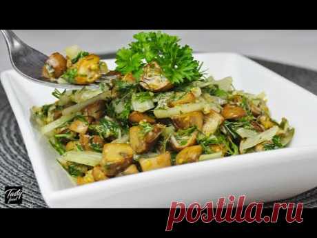 БЫСТРЫЕ Маринованные Шампиньоны! В 💯  раз вкуснее чем в магазине!