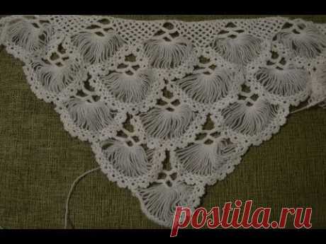 &quot;Турецкая шаль, связанная на карточке. Часть 2/5&quot; (Turkish shawl, tied on the card. Part 2)