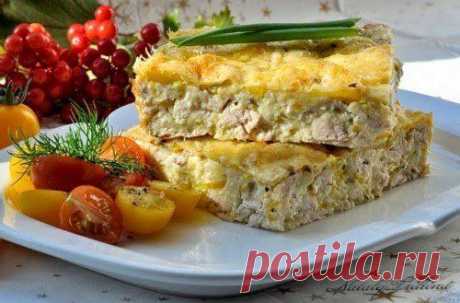 Шустрый повар.: Легкий куриный пирог-запеканка (для обеда)