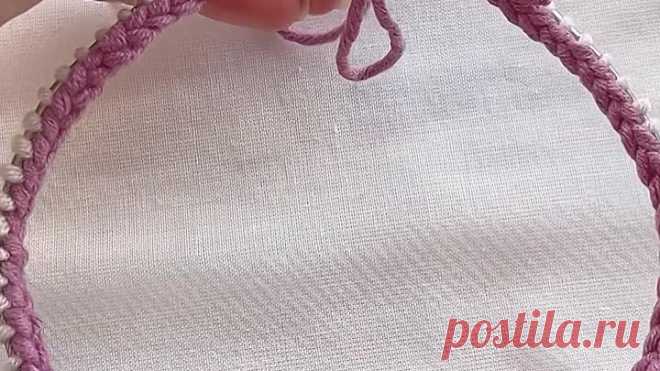 Как вязать двойную горливину спицами. Видео: mimi.knitting Д
