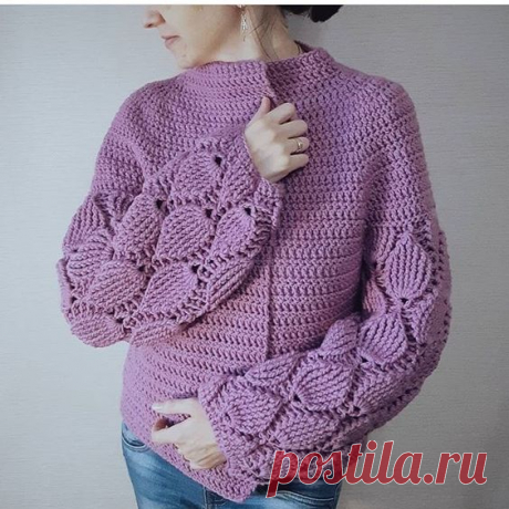 .КОКЕТКА КРЮЧКОМ.КАРДИГАН &quot;ИНЖИР&quot;.