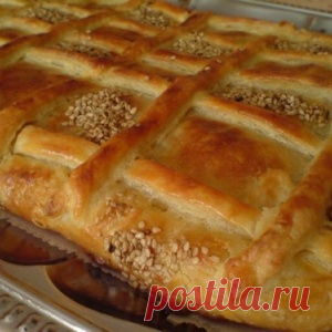 Румынский пирог с мясом.