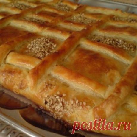 Румынский пирог с мясом.