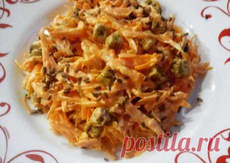 Салат морковный с сухарями - пошаговый рецепт с фото. Автор рецепта Наталья 🍀🍀🍀 . - Cookpad