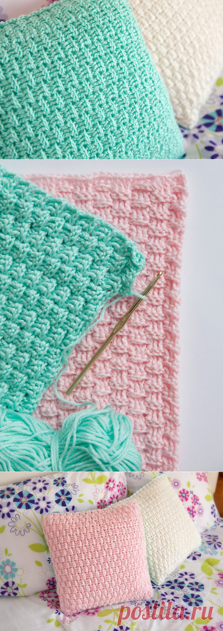 Лили Вяжет » Архив Блога Бесплатная Наволочка Крючком Узор - Лили Вяжет