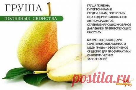 Груша полезные свойства