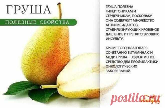 Груша полезные свойства