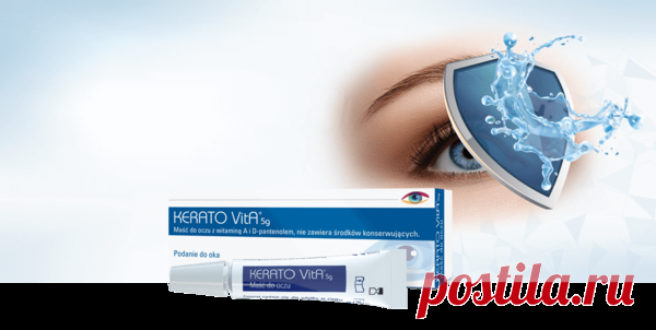 Kerato VitA Eye ointment 5g  Kerato VitA eye ointment is a medical device for use as a tear film enhancer. The preparation also intensively protects the eye surface. The ointment includes Vitamins A and E, D-panthenol, lanolin and petroleum jelly. Composition of Kerato VitA Eye ointment: Vitamin A, vitamin E, D-panthenol, petroleum jelly, liquid