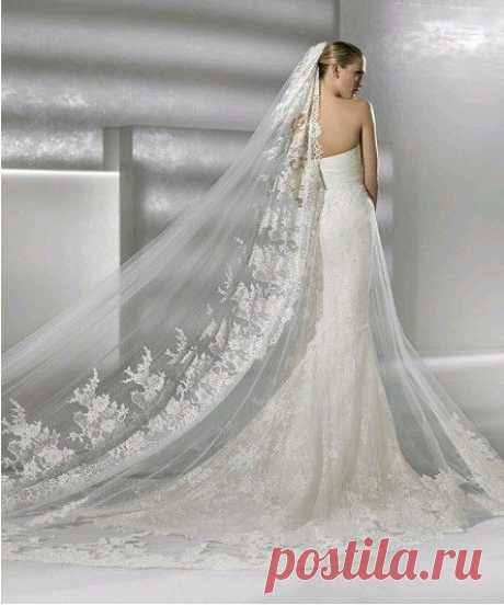 $79.99 2103 Beautiful Lace Court Train High Quality Wedding Veils In Canada Wedding Accessories Prices Veil-27852 - ca-bridal.com
