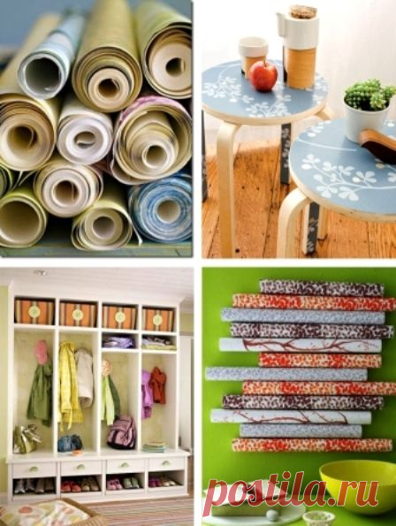 Куда пристроить остатки обоев — Наши дома