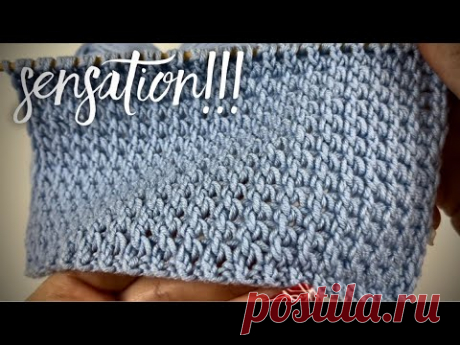 😱💥Шокирующий узор невероятной красоты! Так вы еще не вязали! 🔥KNITTING
