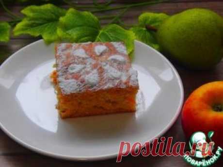 Морковно-грушевый пирог – кулинарный рецепт