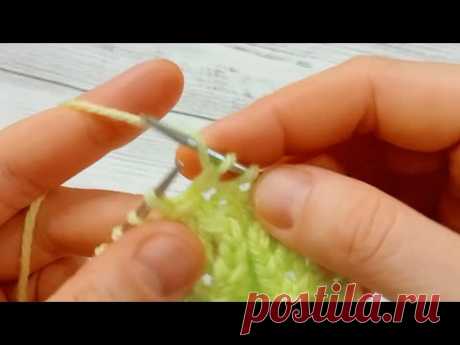 Никогда НЕ ВИДЕЛА такой КРАСОТЫ! ПОТРЯСАЮЩИЙ И ПРОСТОЙ узор спицами #узорыспицами