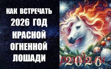 СМОТРИТЕ ВИДЕО О ТОМ, КАК ВСТРЕЧАТЬ 2026 ГОД КРАСНОЙ ОГНЕННОЙ ЛОШАДИ -