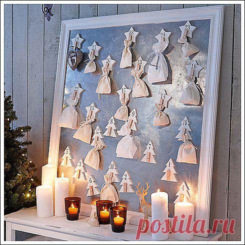 Скоро Рождество и Новый год. Праздничное настроение можно создать уже сейчас. Кристмас-календарь.