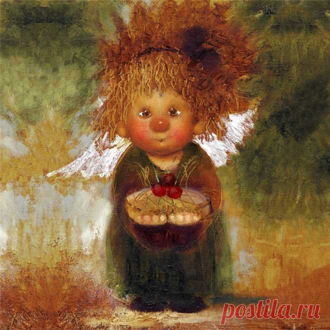 Солнечные ангелы Галины Чувиляевой.