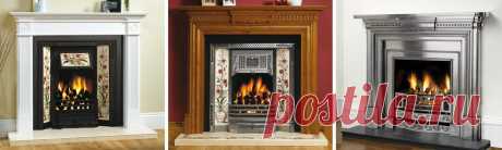 Классические камины в интерьере гостиной - фото