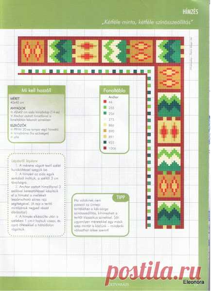 Жаккардовая кайма