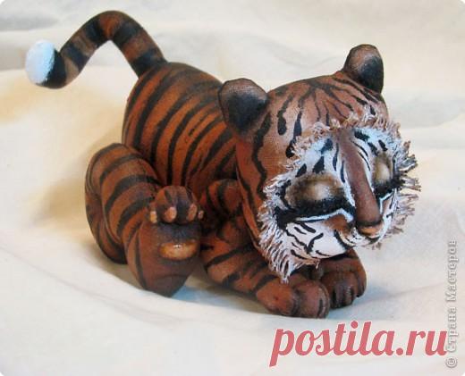 Изготовление тигренка на подсолнухе | Страна Мастеров
