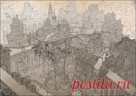 ArtStation - City of Arbenworth 02, Fedja Hodzic