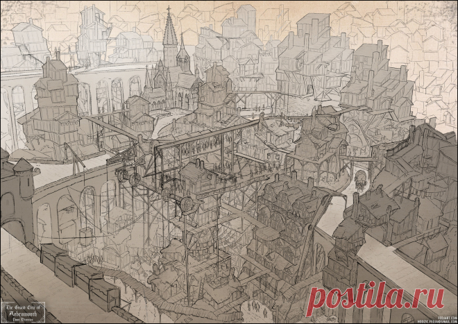 ArtStation - City of Arbenworth 02, Fedja Hodzic