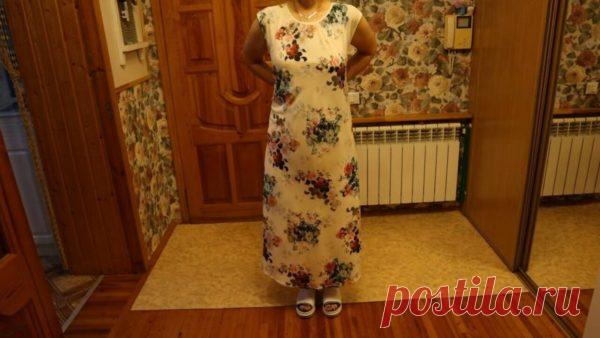 Очень простое в пошиве, лёгкое летящее платье, идеально сидящее на любой фигуре - Рукодельные идеи
