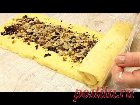 Закрутила КУЛИЧ - удивительный рецепт с начинкой К ПАСХЕ