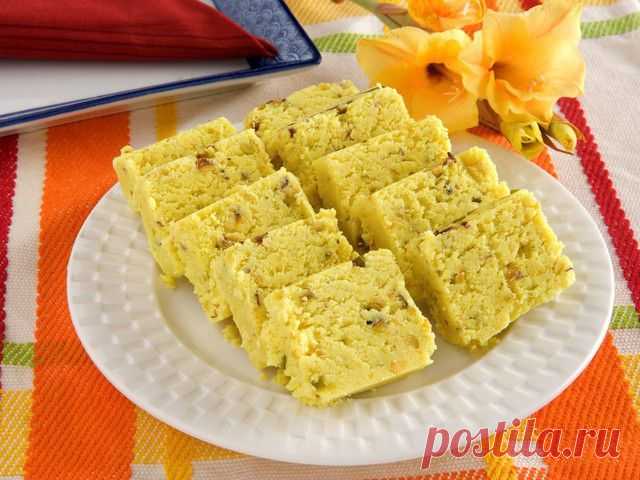 Домашняя халва с орехами.