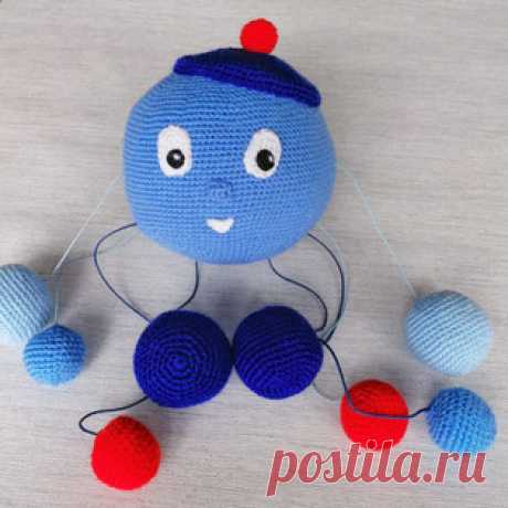 Капитошка амигуруми. Схемы и описания для вязания игрушек крючком! Бесплатный мастер-класс от Дины Шевченко по вязанию Капитошки - популярный персонаж из советского мультфильма, весёлая капелька летнего дождя. Размер…
