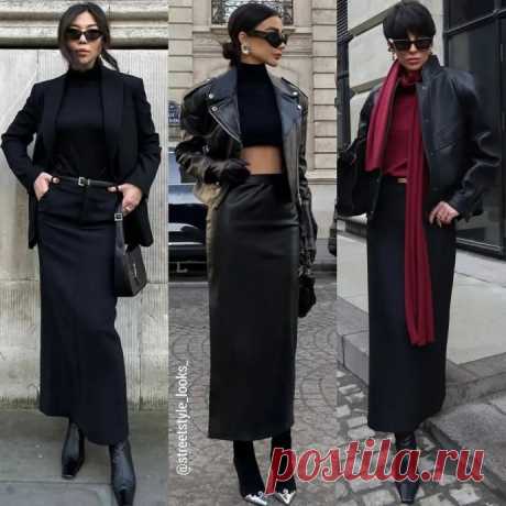 Юбка макси прямого кроя – главная юбка 2025