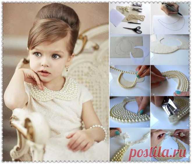 Нежные съемные воротнички — Сделай сам, идеи для творчества - DIY Ideas