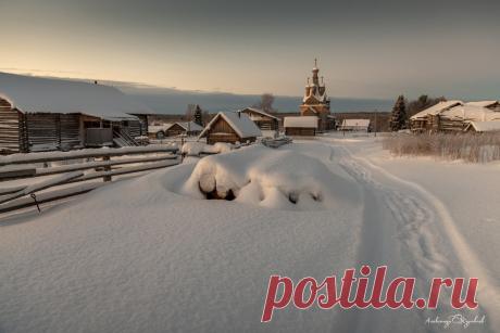 Зима на Русском Севере.
Кимжа, Архангельская область

©️ Фото: Александр Журавлев