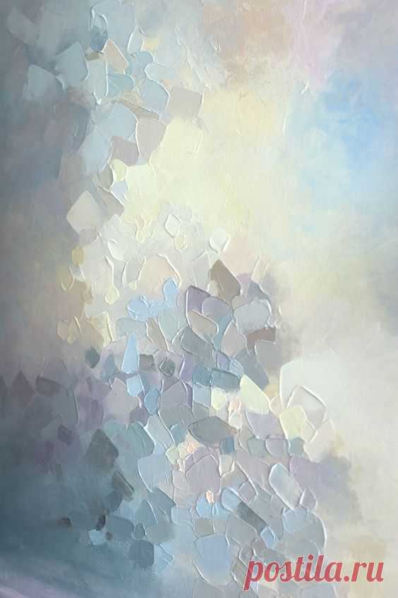 (1) SOLD! At the 2014 Calgary Stampede Western Art Auction – “Summer Storm” Contemporary Canadian Landscape Painting by Alberta Artist Melissa McKinnon