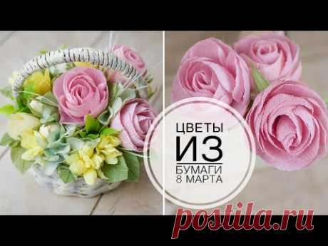 Нежная цветочная композиция на 8 МАРТА / DIY TSVORIC