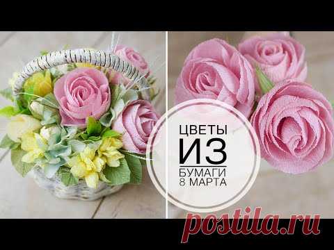 Нежная цветочная композиция на 8 МАРТА / DIY TSVORIC