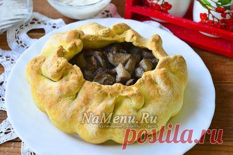 Пирог с грибами: рецепт с фото пошагово самый вкусный и простой