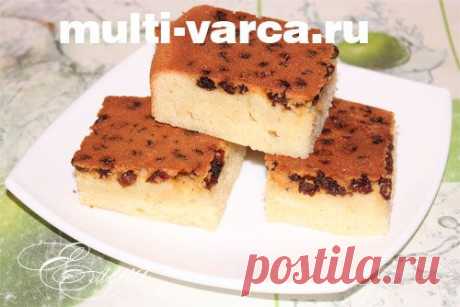 Манник на сметане без муки в мультиварке