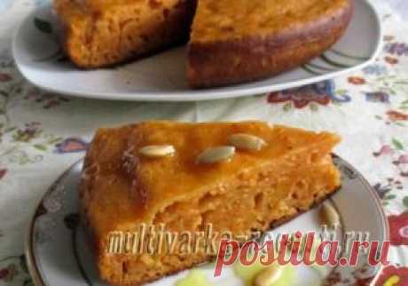 Запеканка из тыквы в мультиварке