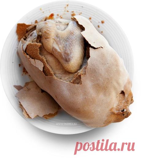 Цесарка в хлебной корке (Pintade en croûte de pain) &amp;ndash; Франция &amp;ndash; рецепт