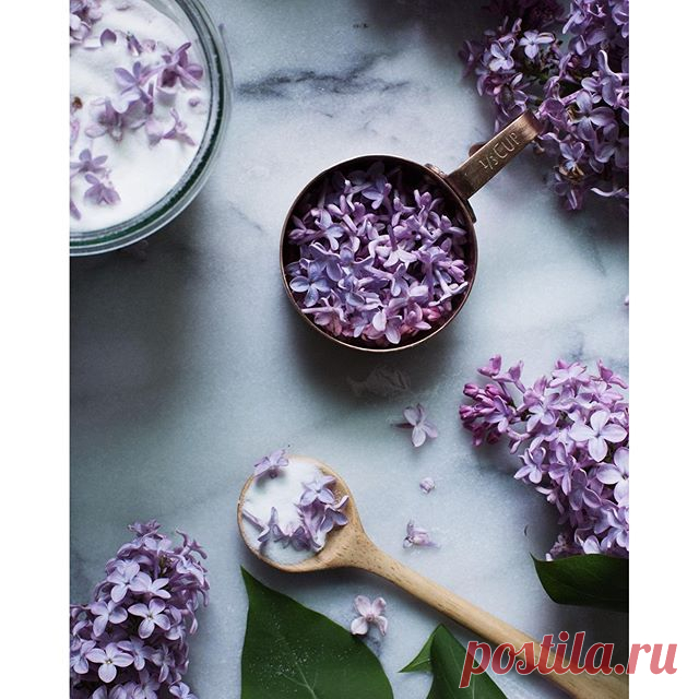 Lilac Sugar recipe by Tiffany Howard  | The Feedfeed This Lilac Sugar recipe is featured in the Instagram feed along with many more.
